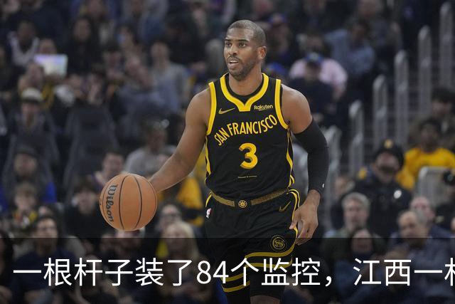 一根杆子装了84个监控，江西一村庄惊现“最辛苦监控树”，村干部：是网红打卡点，仅1个可用监控，其他都是装饰的坏设备，将设标识牌