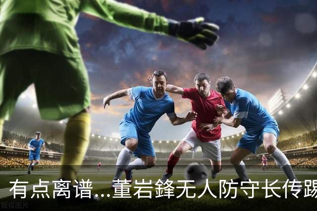 有点离谱...董岩鋒无人防守长传踢呲，直接送出界外球